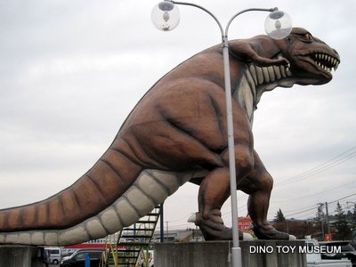 ホクシンオートさんの看板恐竜・ティラノサウルス