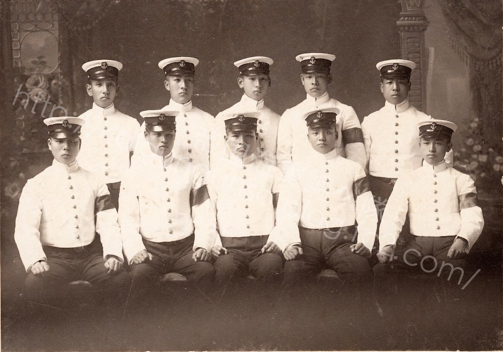 帝国海軍調べ隊 とある海軍経理学校生徒の写真 明治期の珍しい写真